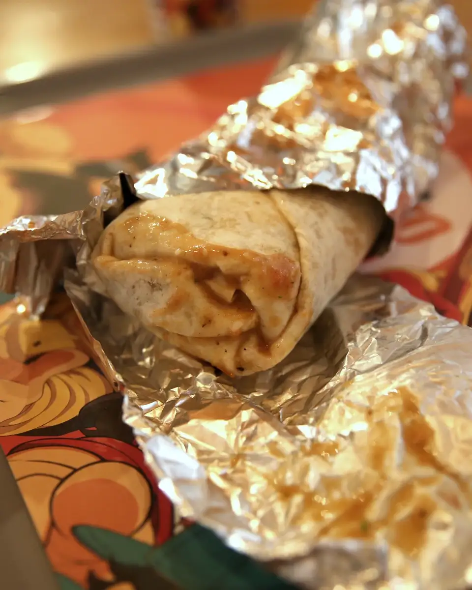 Zamotan Steak Burrito na aluminijumskoj foliji, Burrito Madre Beograd